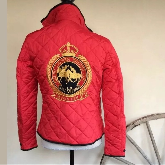 RALPH LAUREN Rare Reversible Equestrian Jacket S/M - Picture 1 of 12